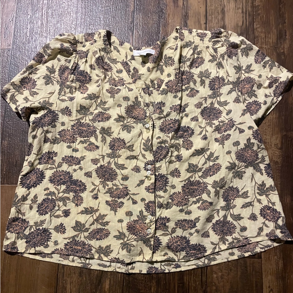 Floral Button-Up Shirt
